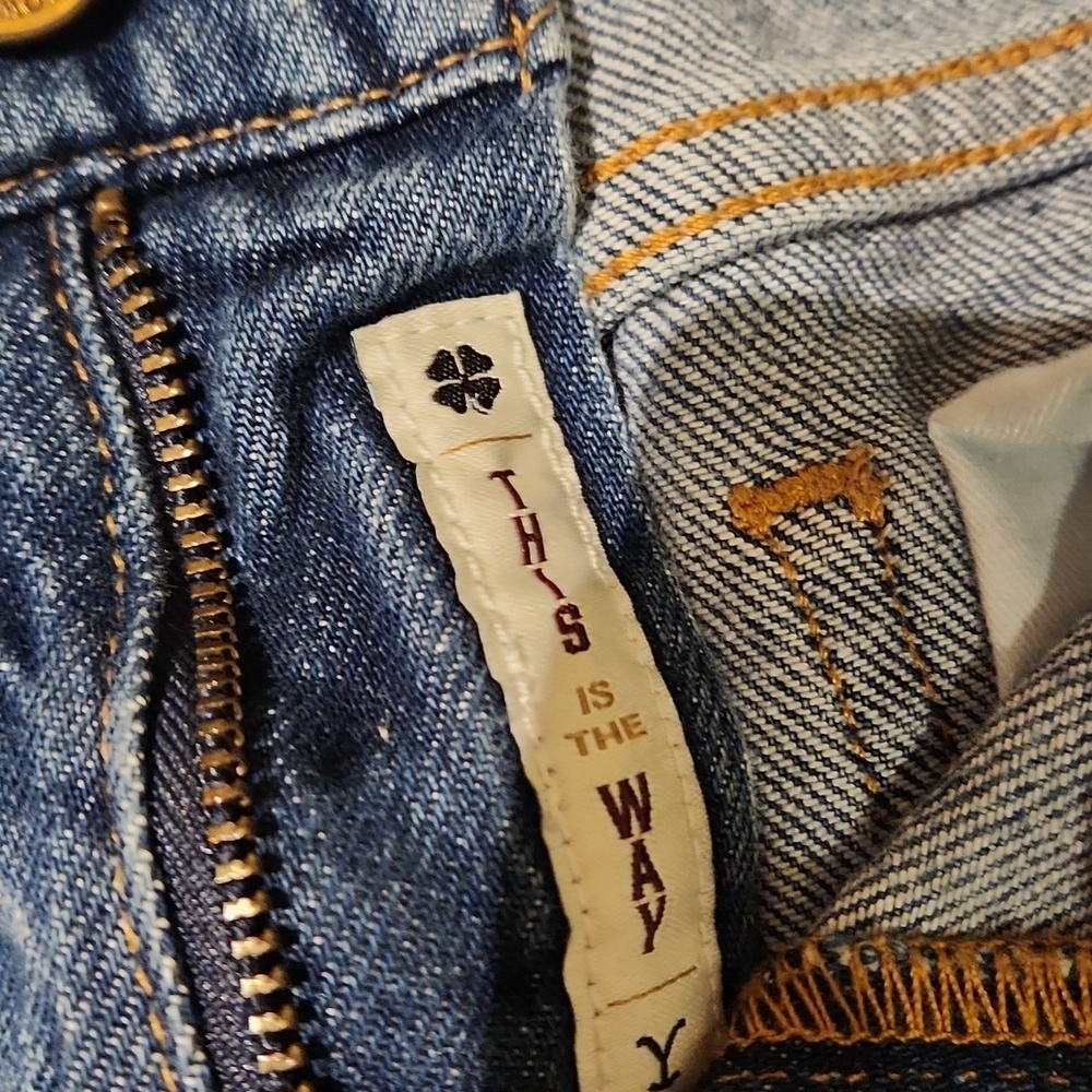 ❤️ LUCKY BRAND × YELLOWSTONE EASY RIDER BOOTCUT PATCHWORK JEANS, 8 (29) - Picture 12 of 16